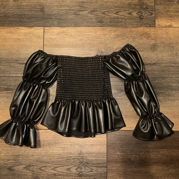 Misa Los Angeles Off the Shoulder Top - Picture 5 of 5